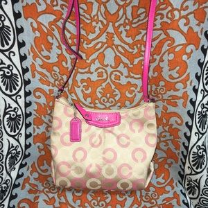 😎 Sale Coach Khaki Signature Crossbody